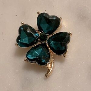 St. Patrick’s Day Clover Broach Pin